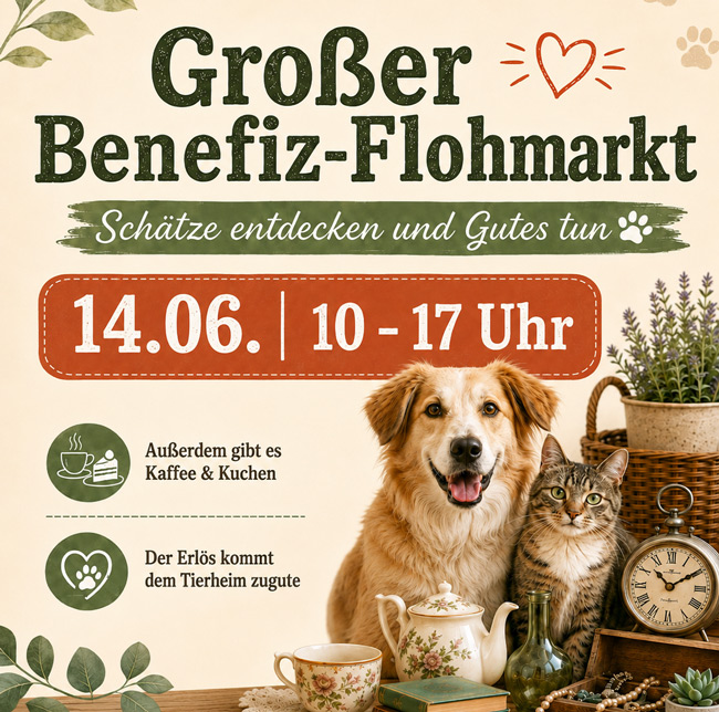 Tierischer Flohmarkt 